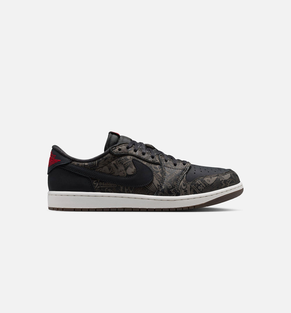 Air Jordan 1 Retro Low OG Laser Black and Varsity Red – Men's Lifestyle Shoe in Black/Varsity Red/Summit White