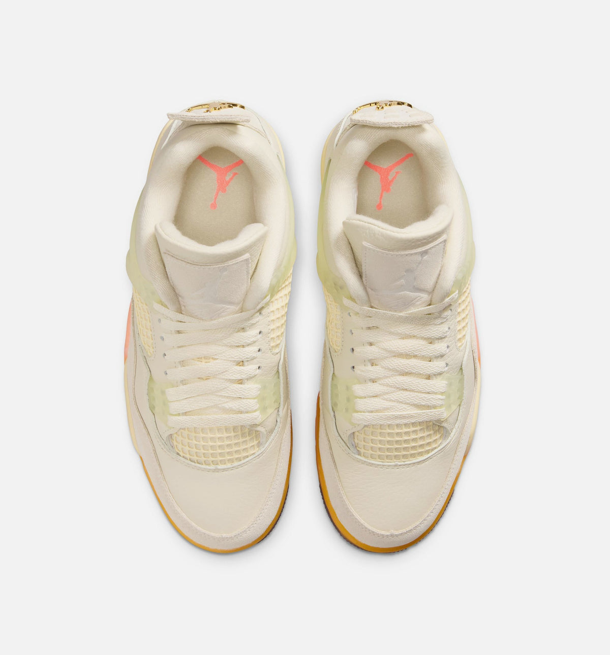 Air Jordan 4 Retro Birds of Paradise Women's – Coconut Milk/Metallic Gold/Muslin/Bright Mango/Sundial/Black