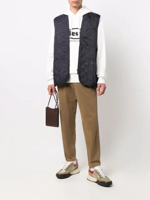 Barbour quilted nylon zip-in liner