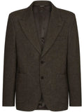 Dolce & Gabbana glen-plaid single-breasted blazer