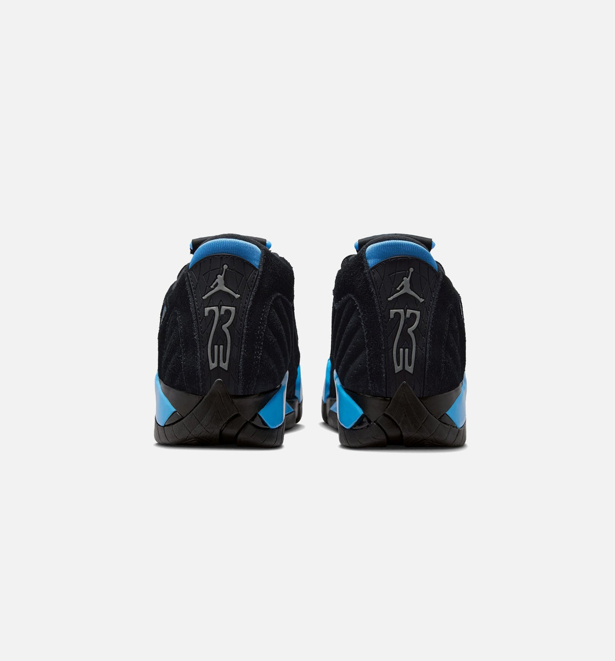 Air Jordan 14 Retro Black University Blue Grade School Lifestyle Shoes - Black/White/University Blue