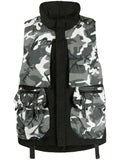 Mostly Heard Rarely Seen camouflage-print layered gilet