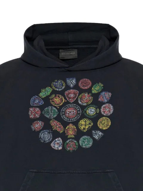 Balenciaga graphic-print hoodie