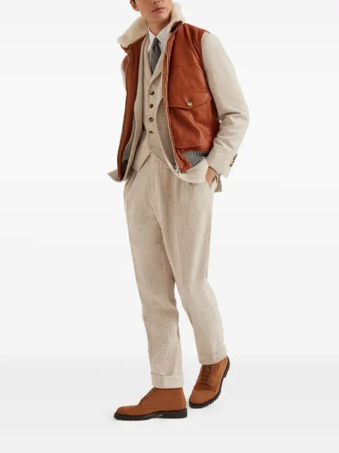 Brunello Cucinelli button-fastening waistcoat