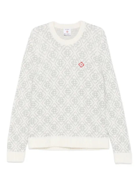 Casablanca monogram mohair blend sweater