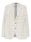 LATORRE grid-pattern blazer