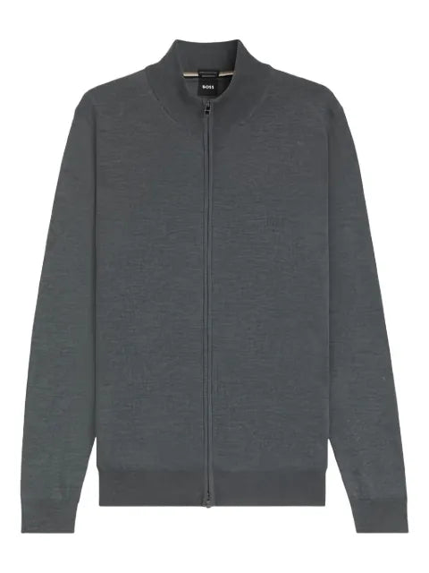 BOSS zipped cardigan