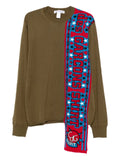 Comme Des Garçons Shirt slogan stars sweater