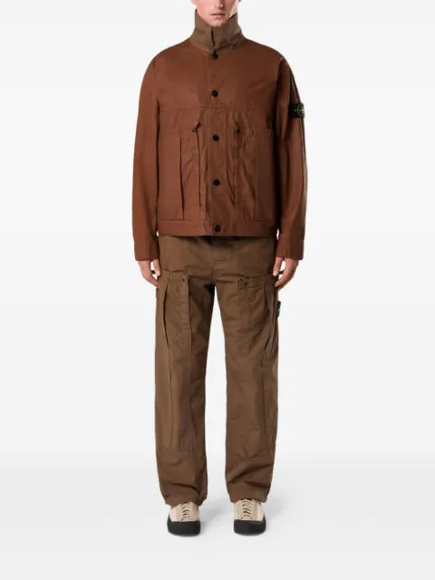 Stone Island 4100010 double-coated cotton ripstop jacket