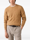 Hackett London cable-knit lambswool knit