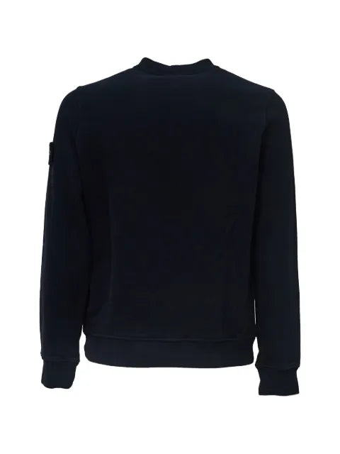 Stone Island logo-patch pocket sweatshirt