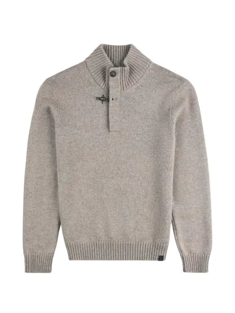 Fay toggle-fastening wool sweater