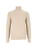 Circolo 1901 basket-weave turtleneck sweater