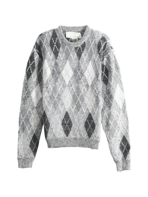 ERL argyle-knit sweater