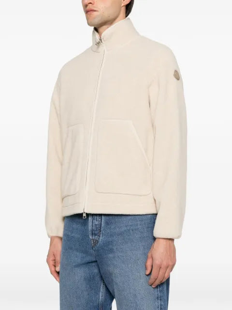 Moncler logo-patch cardigan