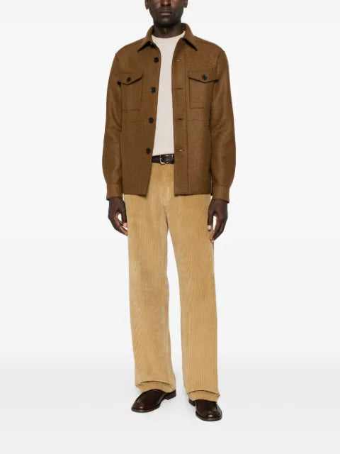 Harris Wharf London button-up virgin-wool jacket