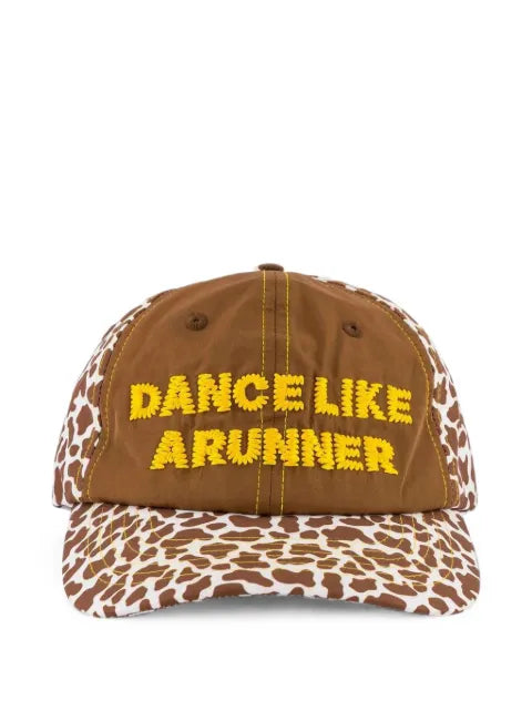 ALEX ZONO cow-print embroidered baseball cap