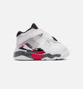 Air Jordan 8 Retro White and True Red Baby & Toddler Sneakers - White / Black / True Red