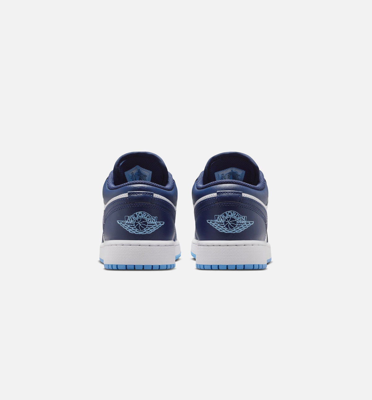 Air Jordan 1 Low Grade School Lifestyle Shoes - Midnight Navy/University Blue/White