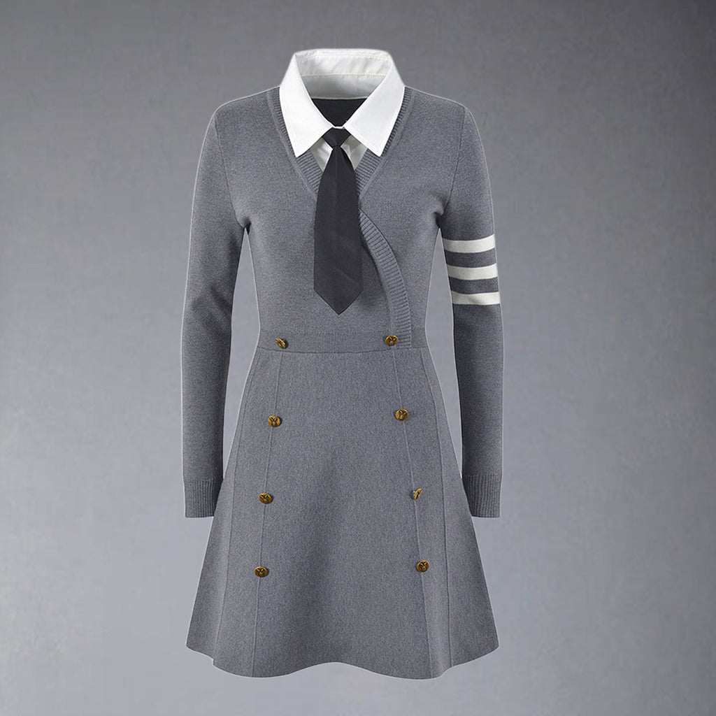 Women's Collared Double-Breasted Dress | Thom Browne