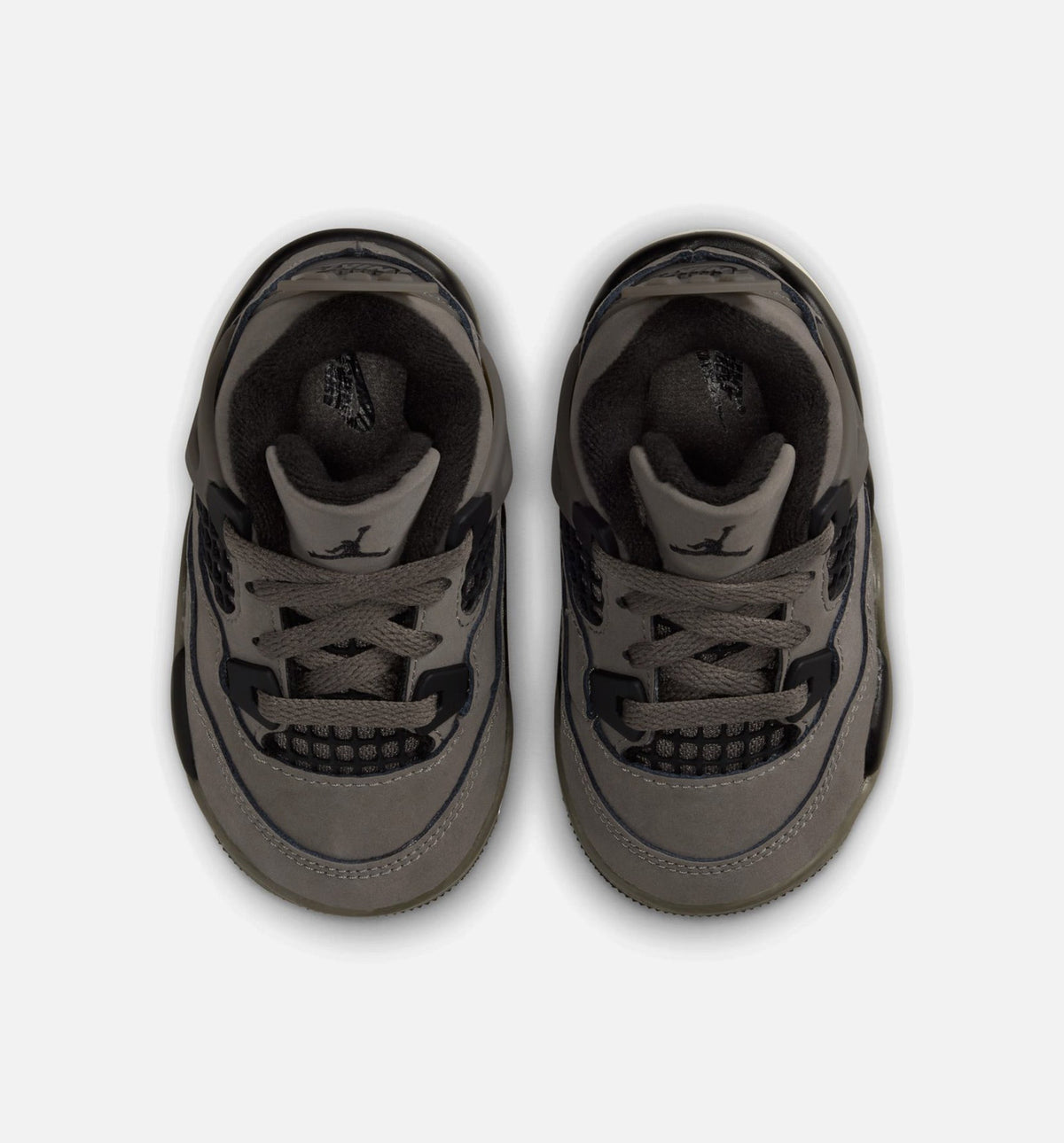 Air Jordan 4 Retro Cave Stone and Black Baby & Toddler Sneakers - Cave Stone / Black / Moon Particle