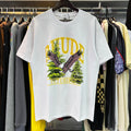 Rhude T-shirts Pandora Eagle Print Cotton Short Sleeve Men and Women