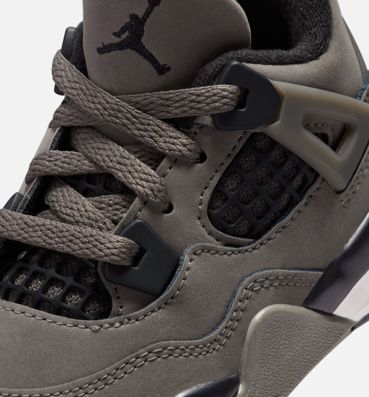 Air Jordan 4 Retro Cave Stone and Black Infant/Toddler Lifestyle Shoes - Cave Stone/Black/Moon Particle