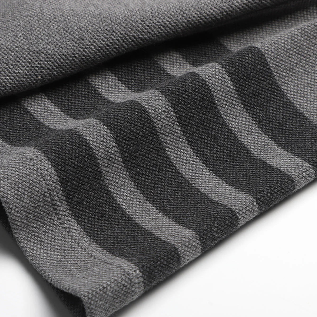 Men's Classic Four-Bar T-Shirt — Grey & Blue | Thom Browne
