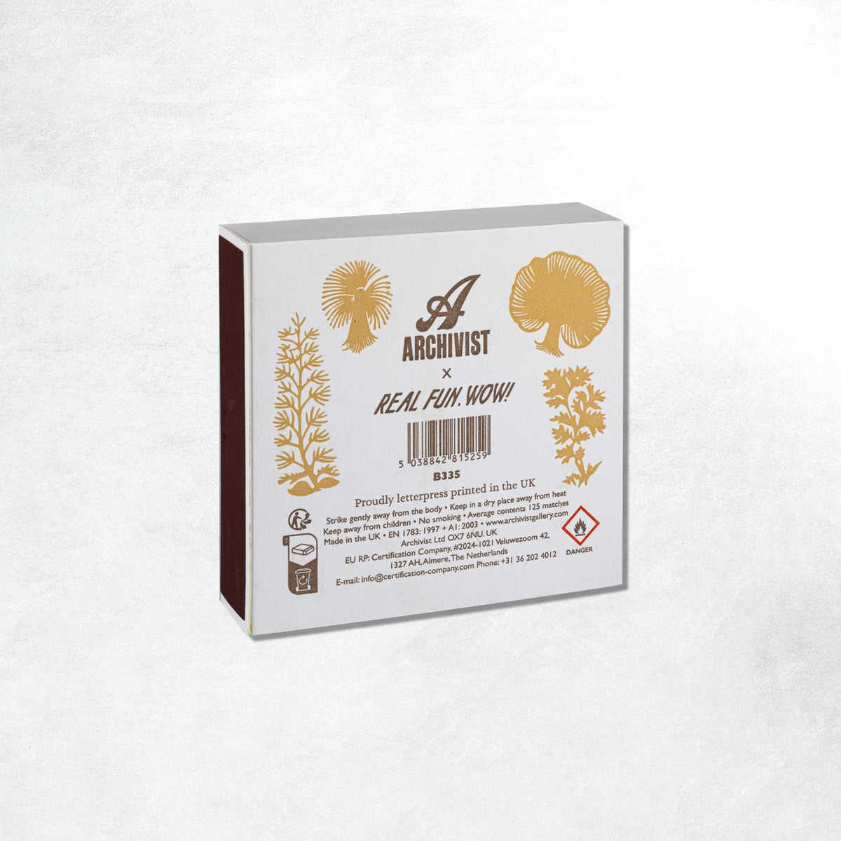 Archivist Safety Matches: Mushroom