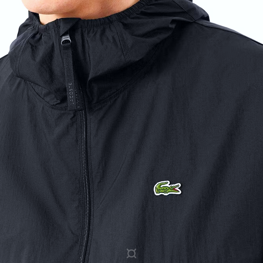 Lacoste Black Windbreaker