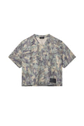 Painted Camo Leather Tee