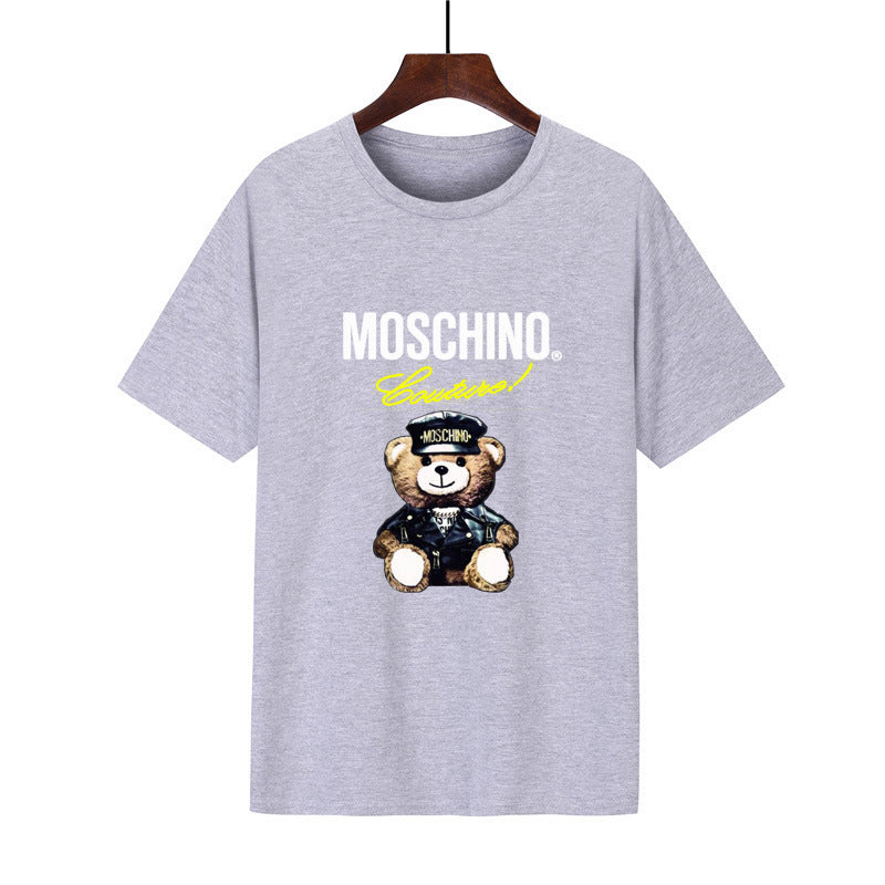 Moschino T-shirt Street Hip-Hop Men'S Short-Sleeved T-shirt
