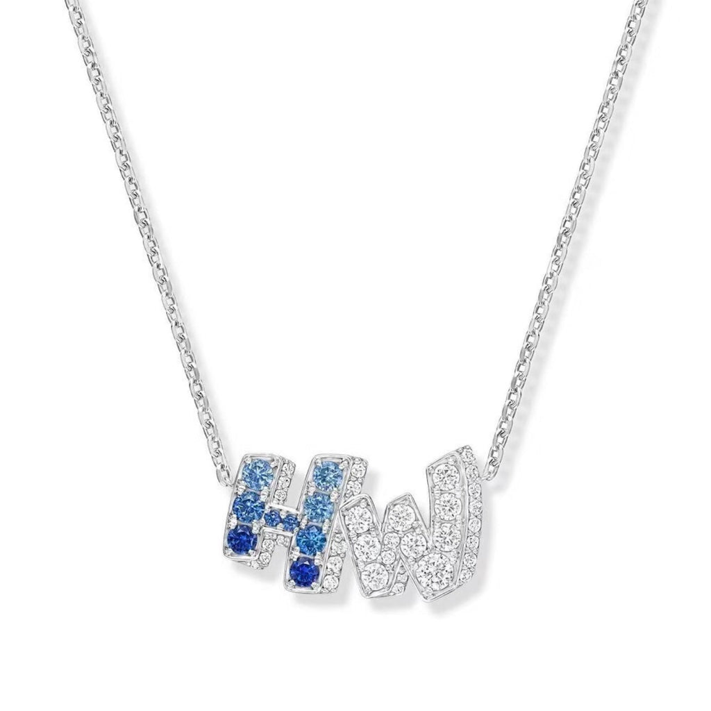 Harry Winston Style Lock Cubic Zirconia Earrings