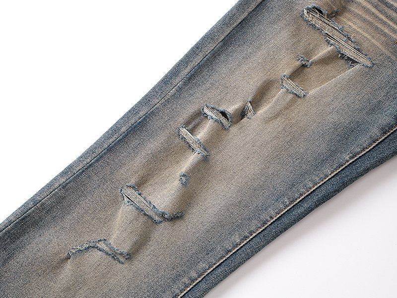 Purple Brand Distressed Flare Jeans