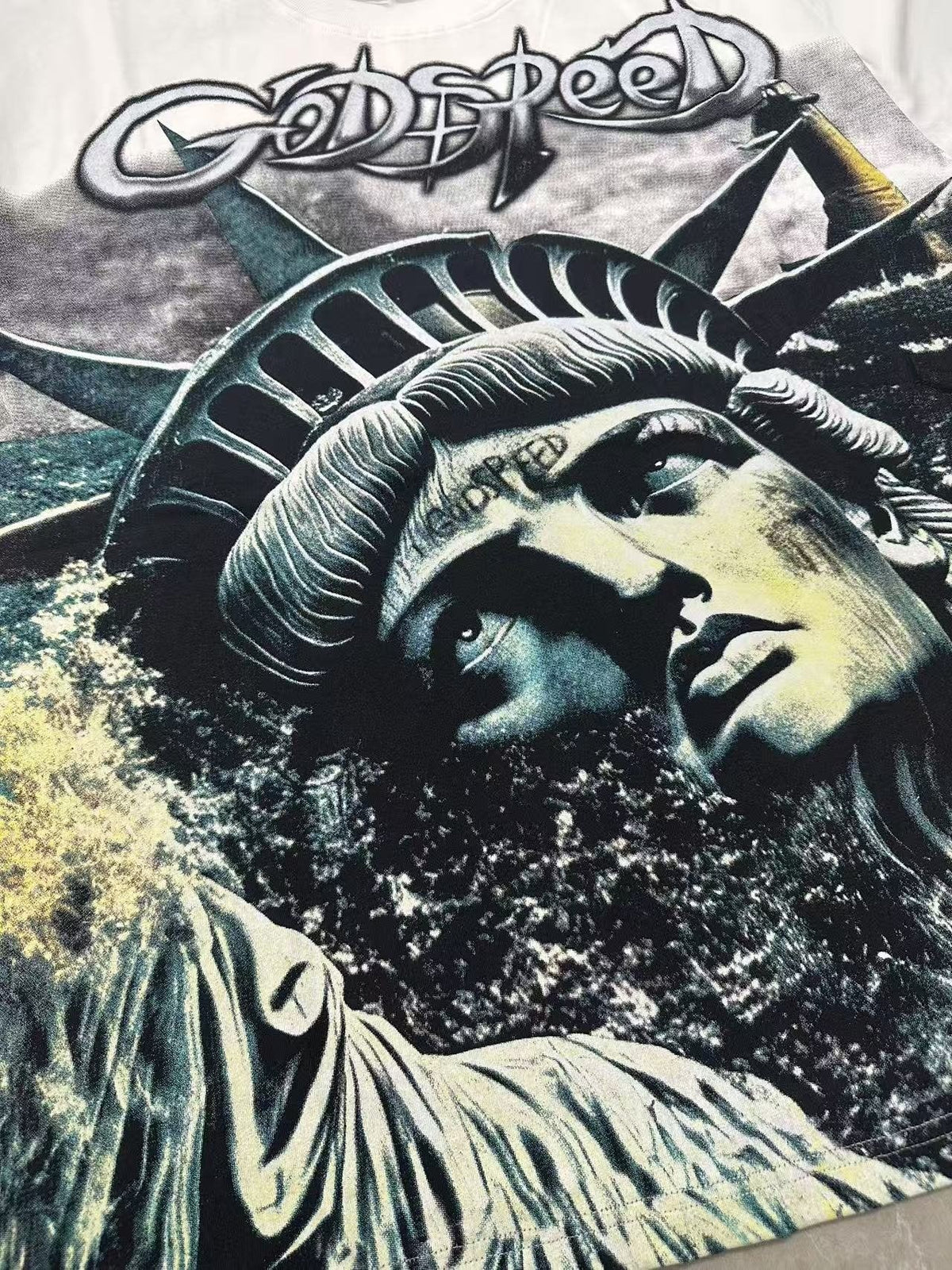 Godspeed Statue Graphic T-Shirt