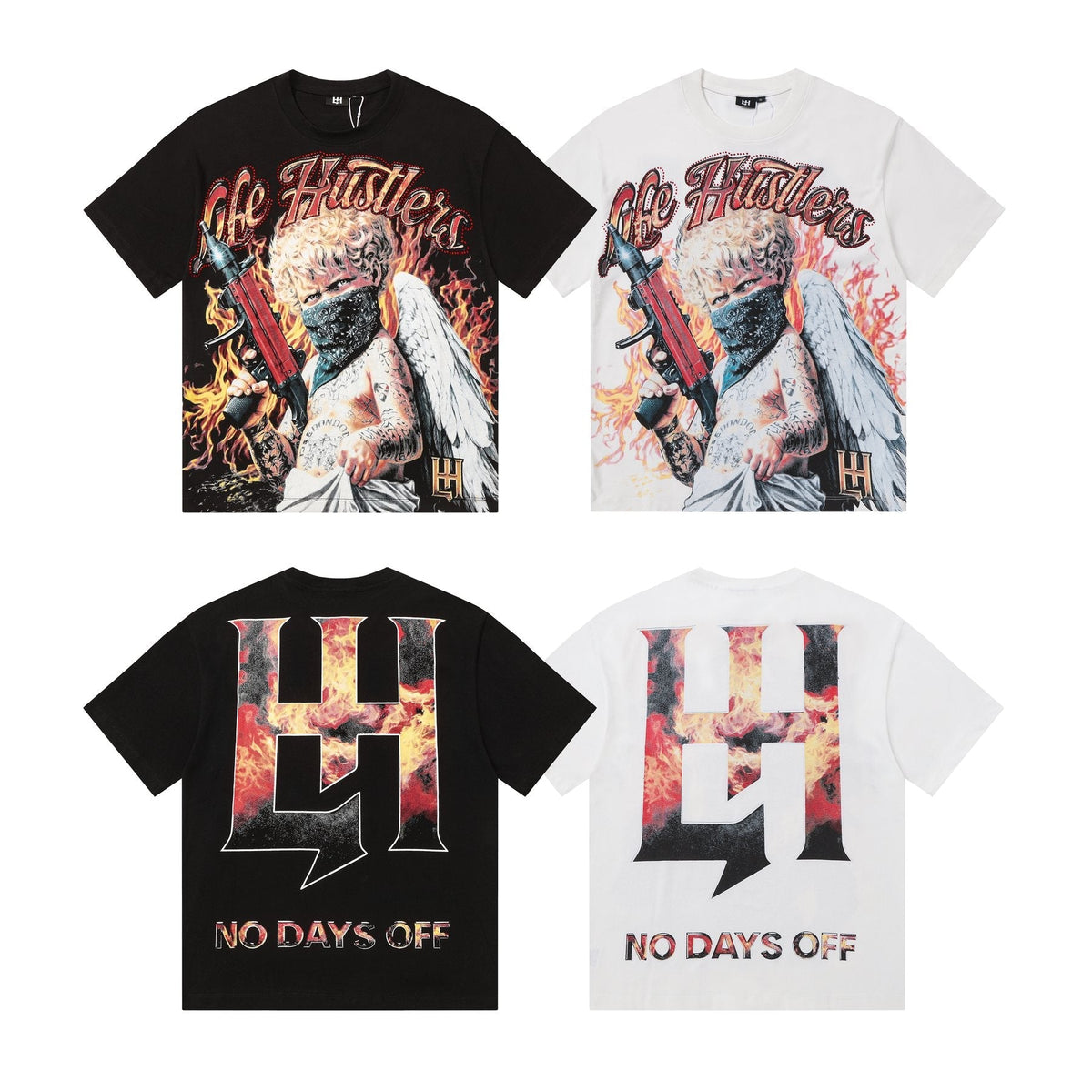 Life Hustlere No Days Off Graphic T-Shirt