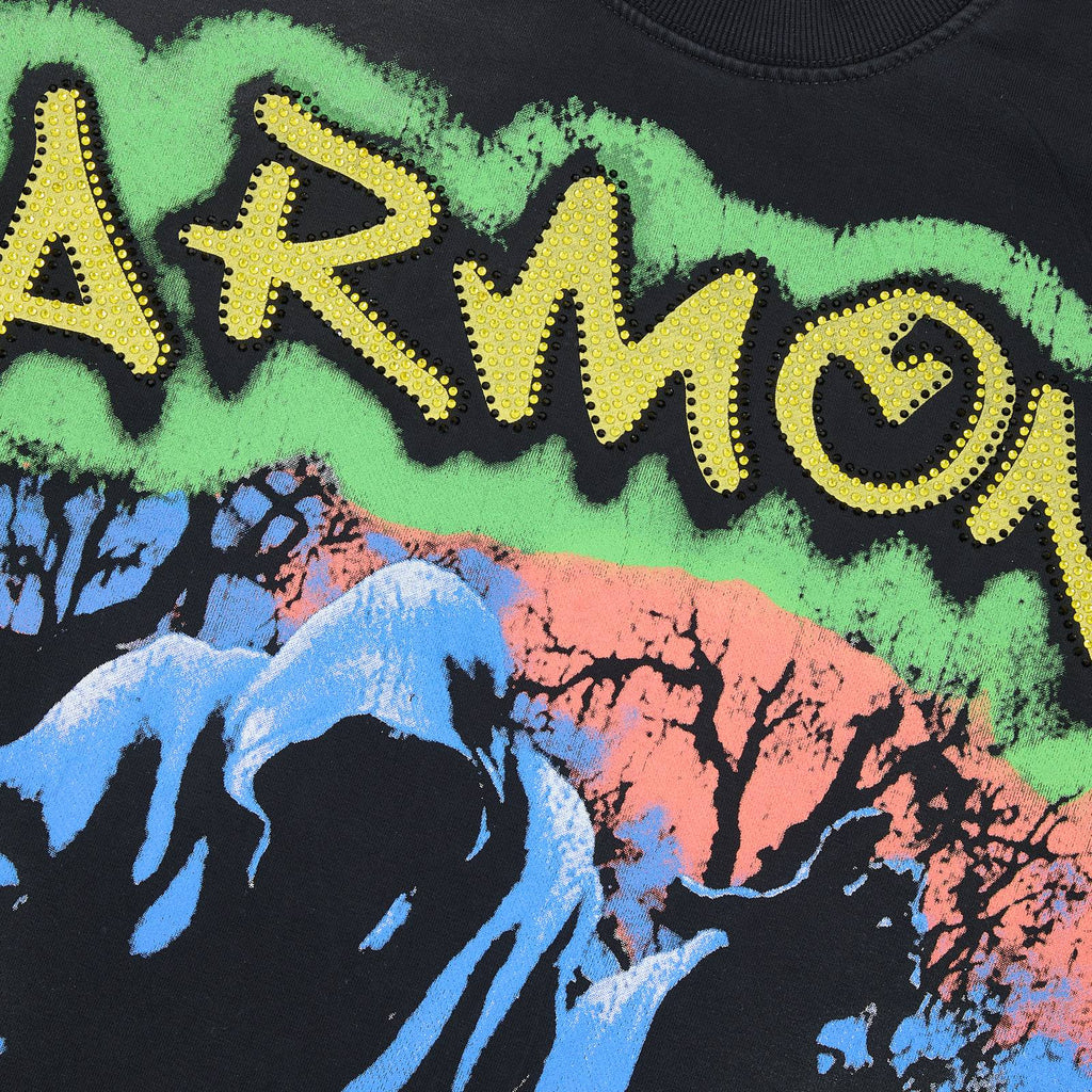 HARMONY Raw-Edge Graphic T-Shirt