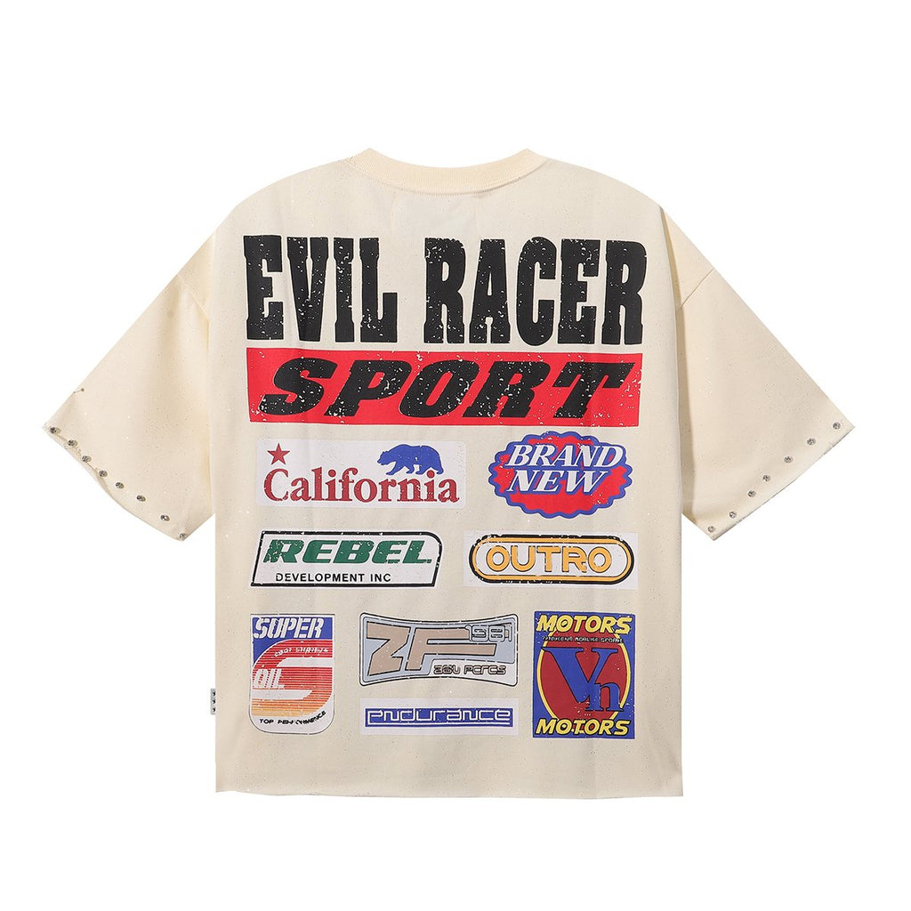 BKYS Revival Evil Racer Cropped Graphic T-Shirt