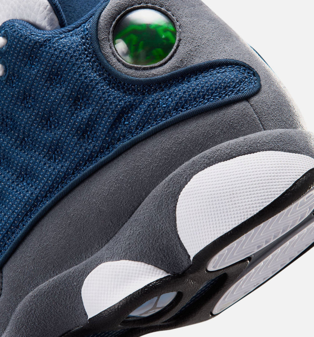 Air Jordan 13 Retro "Navy and Flint Grey" Big Kids' Shoe – Navy/University Blue/Flint Grey/White
