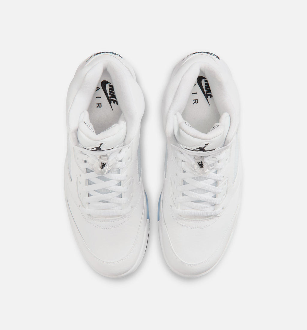 Air Jordan 5 Retro OG White Metallic – Men's Lifestyle Shoe in White/Metallic Silver/Black