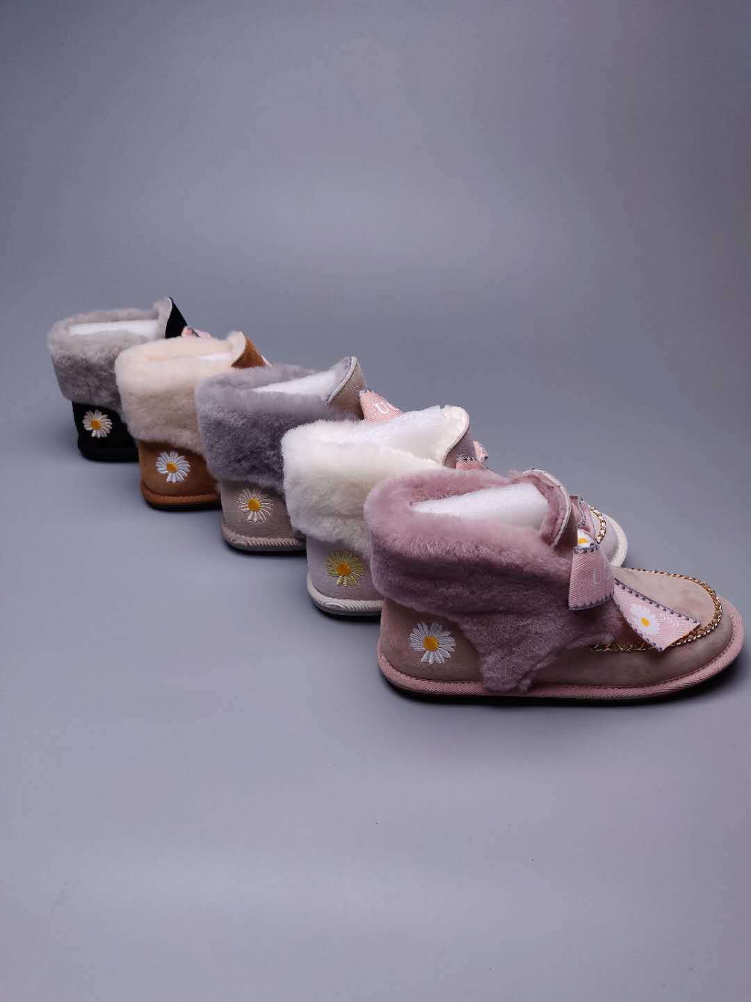 Daisy Chain Ribbon Snow Boot — Dusty Pink | New Arrival | In Stock