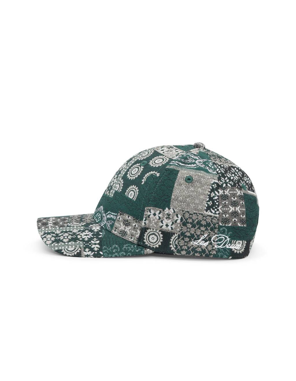 Les Deux Patchwork Jacquard Baseball Cap