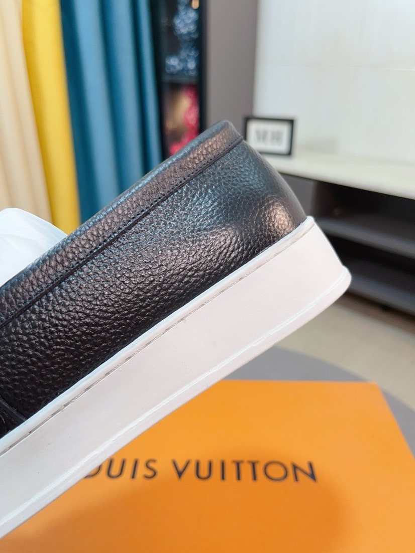 Louis Vuitton Textured Slip-On Shoes