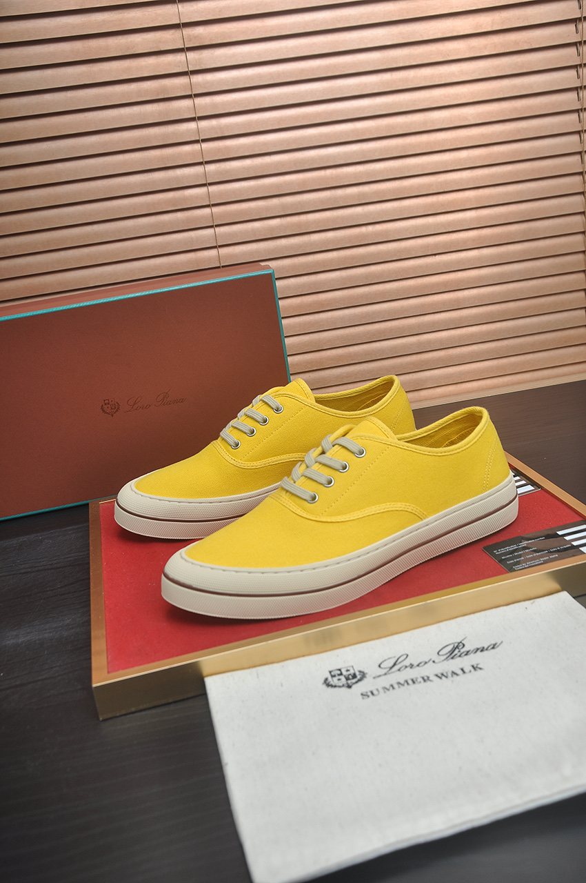 Loro Piana Low-Top Lace-Up Shoes
