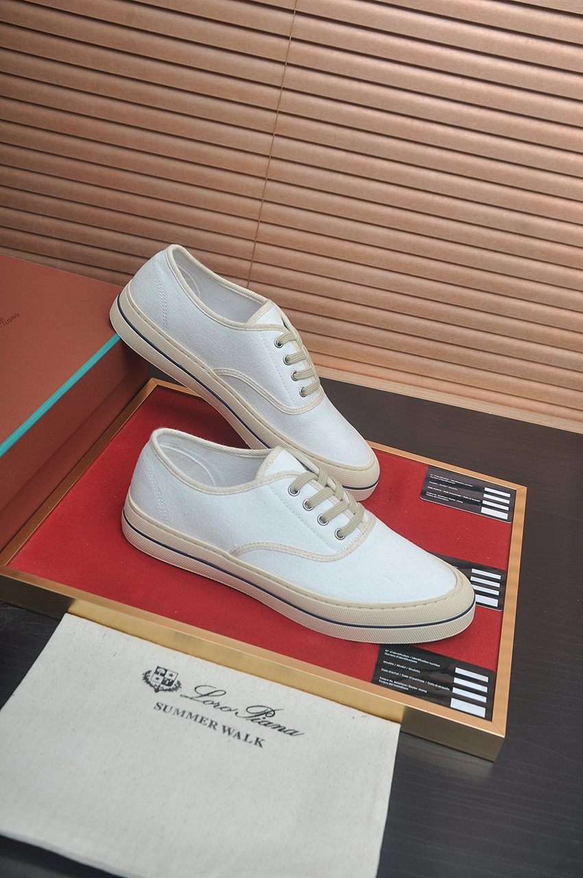 Loro Piana Low-Top Lace-Up Shoes