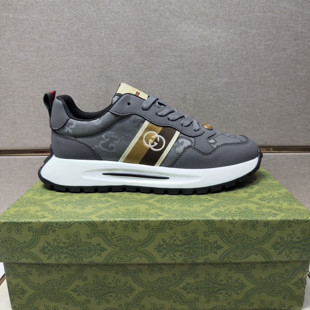 Gucci Patterned Low-Top Sneakers