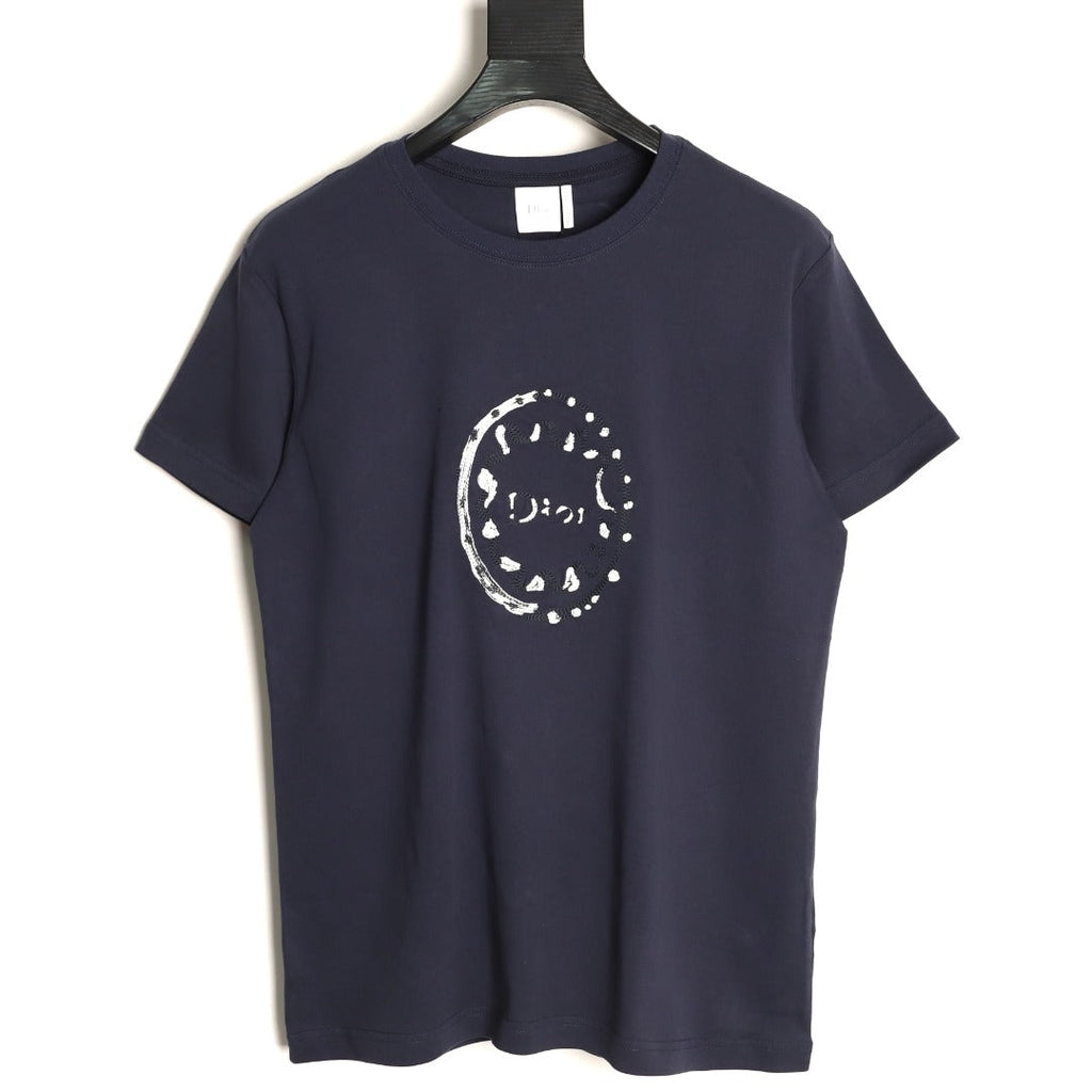 Dior CD Medallion Graphic T-Shirt - Dark Navy