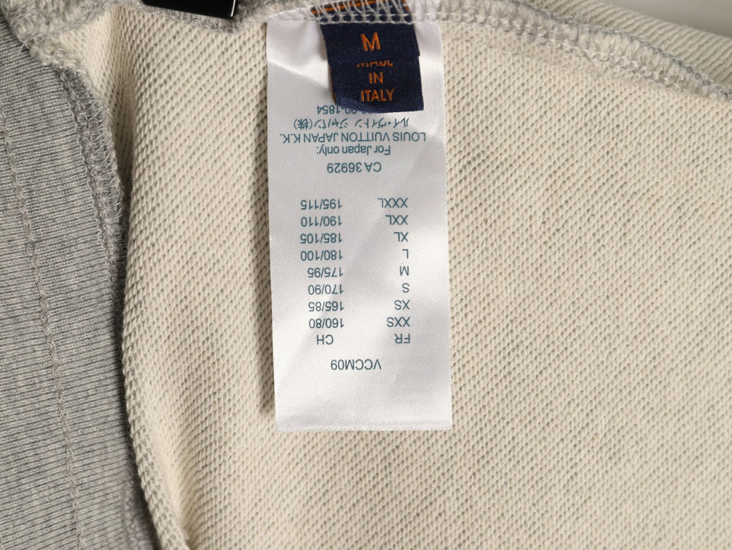 Louis Vuitton Sketch-Style Monogram Drawstring Trousers - Light Gray